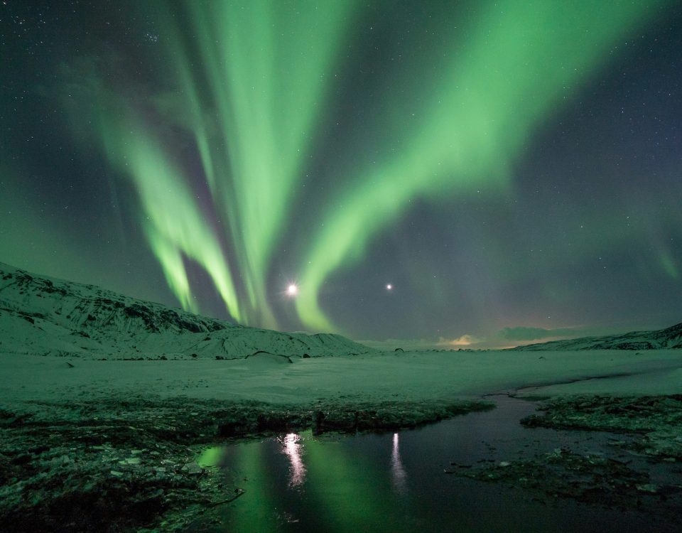 cực quang iceland